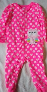 Footless fleece zip up pajamas